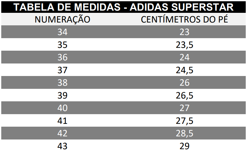 Adidas Superstar preto e braco