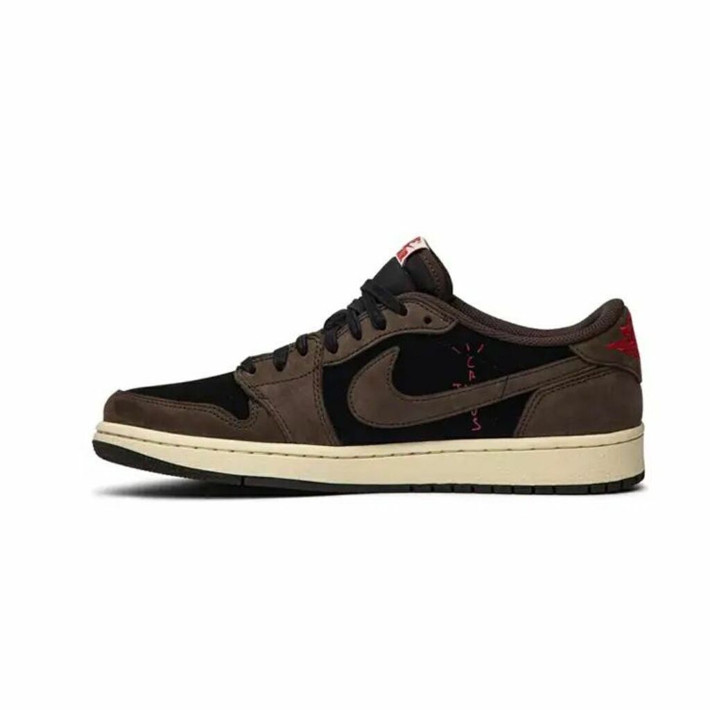 TÊNIS JORDAN TRAVIS SCOTT Marrom Preto